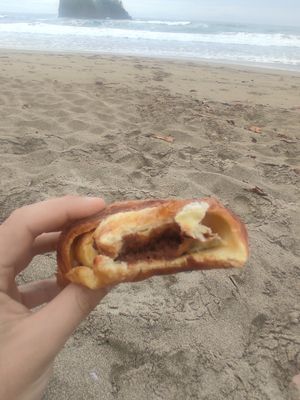 Chocolate Cream filled Croissant at Rios Vegan Food in Puerto Viejo De Talamanca