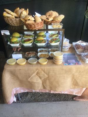market stand at Rios Vegan Food in Puerto Viejo De Talamanca