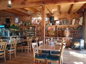 Inside at Pizza Barn in Kernville