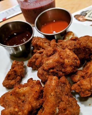 KFC Cauliflower Bites  at A Live Kitchen in Queens