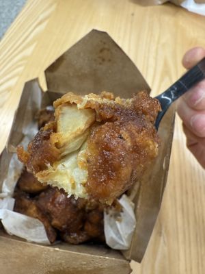 General Tso’s cauliflower  at A Live Kitchen in Queens