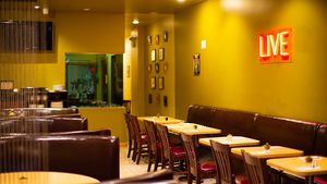 Front dining room at A Live Kitchen in Queens