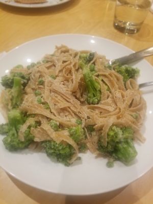 Broccoli Alfredo  at A Live Kitchen in Queens