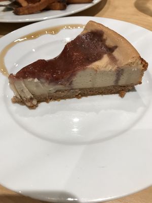 Strawberry CheeseCake Homemade and amazing  at A Live Kitchen in Queens