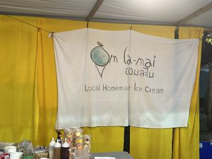 Stall at the market  #Veganuary at Om La Mai in Chiang Rai