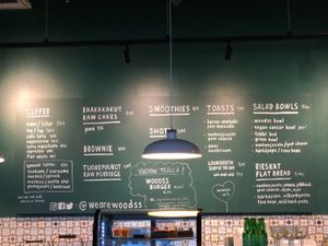 Menyy at Woodss in Rovaniemi