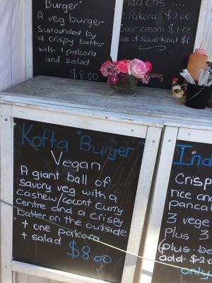 Potato bondas at Gluten Free Vegetarian - Market Stall in Nelson