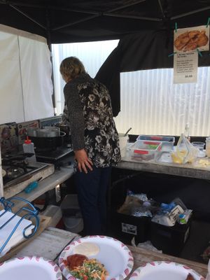 Fried on site  at Gluten Free Vegetarian - Market Stall in Nelson