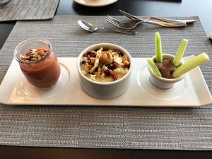 Typical vegan breakfast at SHA Wellness Clinic in Lalbir