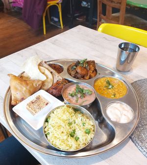 Thali at Delhish in Oxford