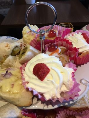 Afternoon tea for two. 

Vegan and or vegetarian  at Delhish in Oxford