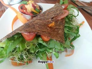 real deal at Leafy Greens Cafe in St Petersburg