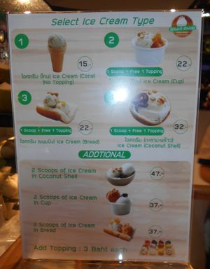 Coconut Juice & Ice Cream  at Terminal 21 - Pier 21 Food Court Stall in Pattaya