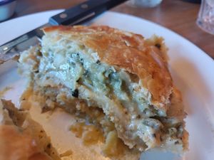 Tofu chicken at Pieminister - Stokes Croft in Bristol