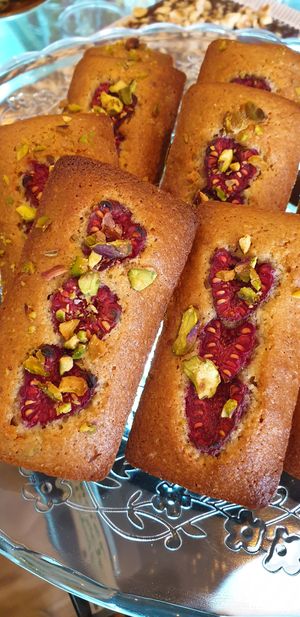 Almond and pistachio cake at Sixta in Toulouse