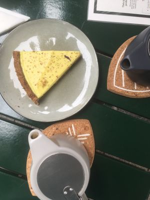 Gf vegan lemon tart at Sixta in Toulouse