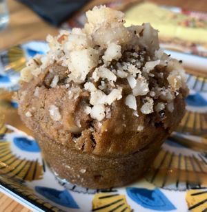 Coffee and Brazil nut muffin at Sixta in Toulouse