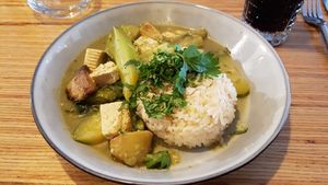 Green curry at Sixta in Toulouse