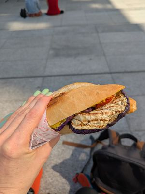 Veg 2 vegan option at Panino Giusto - Duomo in Milan
