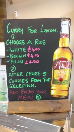 Set Meal at The Shoreditch Shop in London