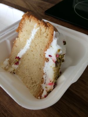 Pistachio cake  at Heidi's Grasmere Lodge in Grasmere