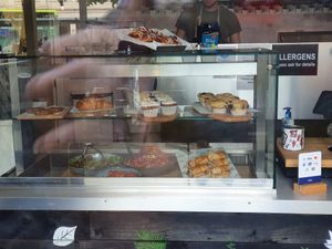 Pastries at Roots & Shoots Cafe in Bath