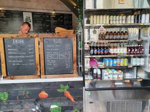 Drinks at Roots & Shoots Cafe in Bath