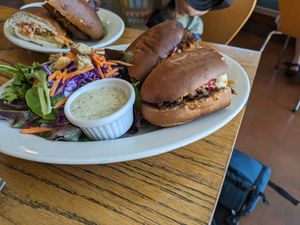 Vegan Philly cheesesteak at Melt Revival in Cincinnati
