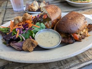 Vegan cheesesteak at Melt Revival in Cincinnati