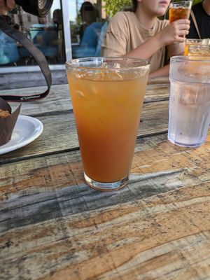 Peach iced tea at Melt Revival in Cincinnati