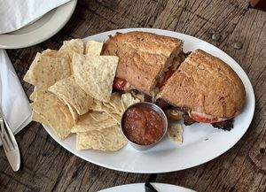 Lunch at Melt - vegetarian cheesesteak  at Melt Revival in Cincinnati