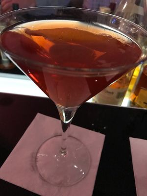 Seebach Cocktail. Tobi knows all kinds of rare Deinks He is a Bourben Master at Marriott Hotel in Cologne