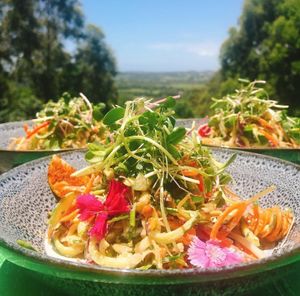 Raw pad Thai at Rainbow Kitchen in Mullumbimby