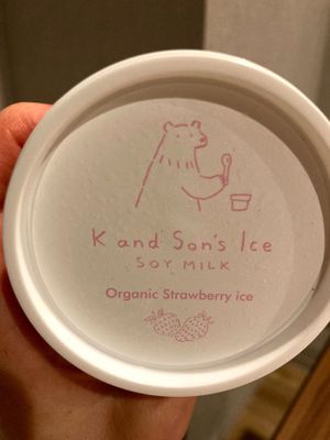 Vegan ice cream at Natural Lawson - Ueno in Tokyo