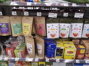 Organic teas at Natural Lawson - Ueno in Tokyo