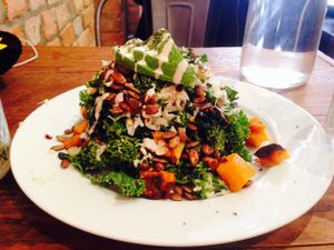 amazing kale salad! at Sun in Bloom in Brooklyn
