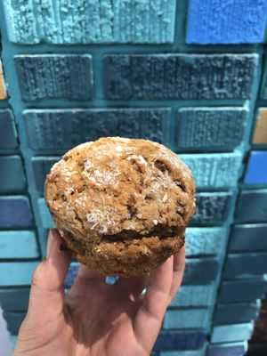 Carrot muffin w/ coconut flakes at AVO Cafe in Santa Monica