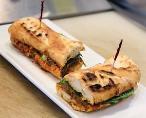 Italian eggplant panini at AVO Cafe in Santa Monica