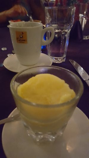 Lilkui sorbet at Art Cafe Hemingway in Kapaa