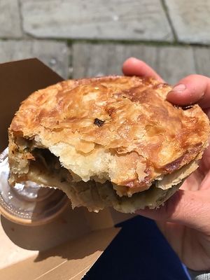 Big portion at Pieminister in Cardiff