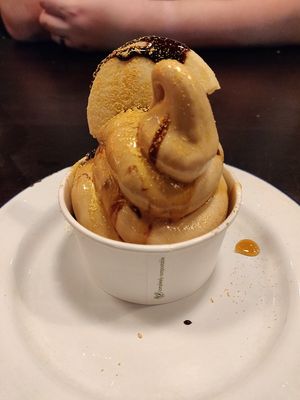 Vegan dessert at Pieminister in Sheffield