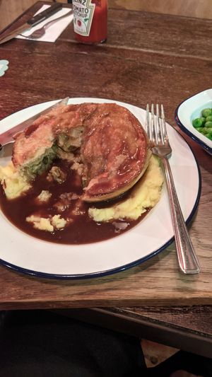 Chicken tofu pie at Pieminister in Leeds