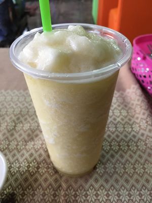 Pineapple Smoothie at Mhee Yim Vegetarian Food in Hua Hin