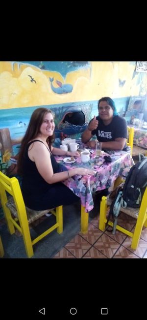 Friends of mine I met there. Ok with being pictured:) at Planeta Vegetariano in Puerto Vallarta