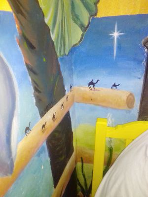 Never noticed this before:) at Planeta Vegetariano in Puerto Vallarta