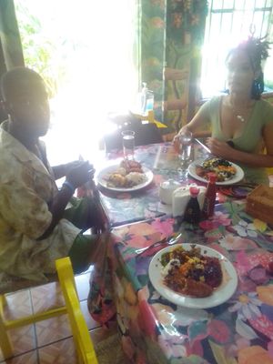 Very sunny day:) at Planeta Vegetariano in Puerto Vallarta