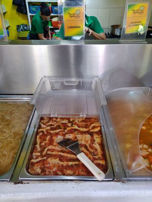 Lasagna at Planeta Vegetariano in Puerto Vallarta