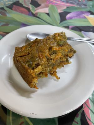 Carrot cake  at Planeta Vegetariano in Puerto Vallarta