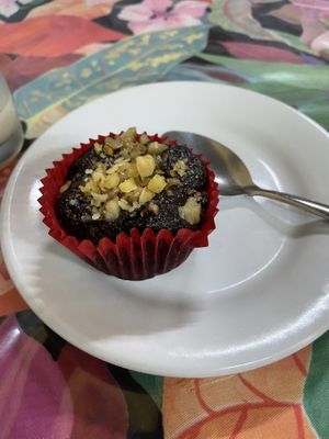 Chocolate cake  at Planeta Vegetariano in Puerto Vallarta