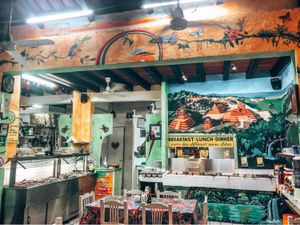 The buffet!  at Planeta Vegetariano in Puerto Vallarta